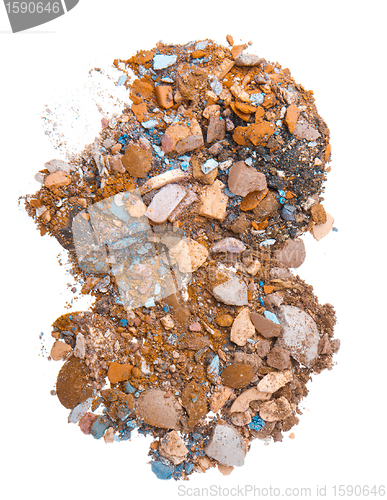 Image of crushed eyeshadows
