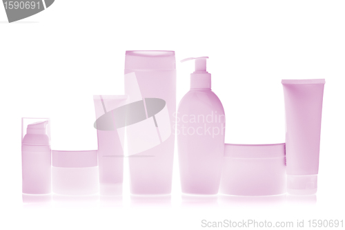 Image of cosmetic bottles