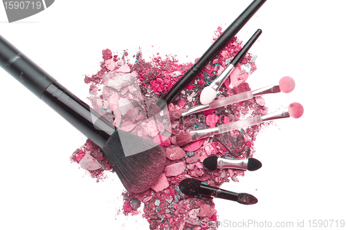 Image of crushed eyeshadows