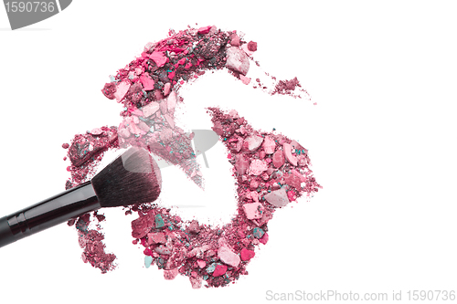 Image of crushed eyeshadows