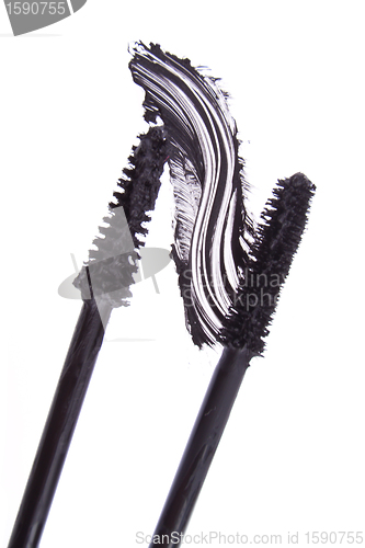 Image of black mascara stroke