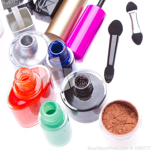 Image of cosmetic makeup products