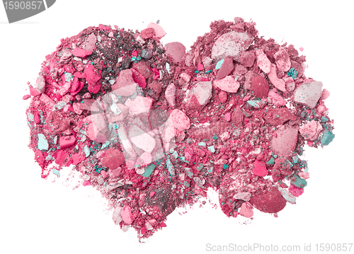 Image of crushed eyeshadows