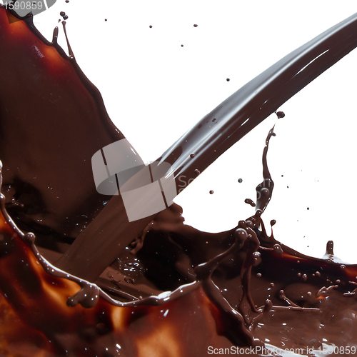 Image of pouring chocolate