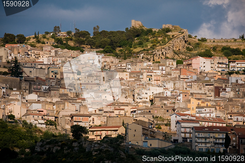 Image of medieval town Agira, Sicily