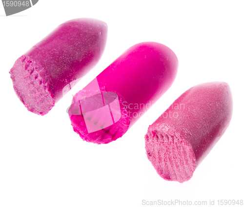 Image of scraps of lipstick