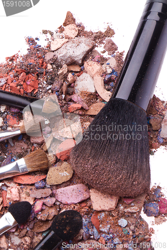 Image of crushed eyeshadows