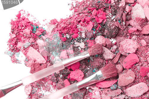 Image of crushed eyeshadows