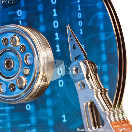 Image of hard drive internals