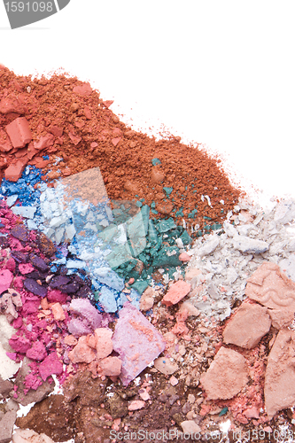 Image of crushed eyeshadows