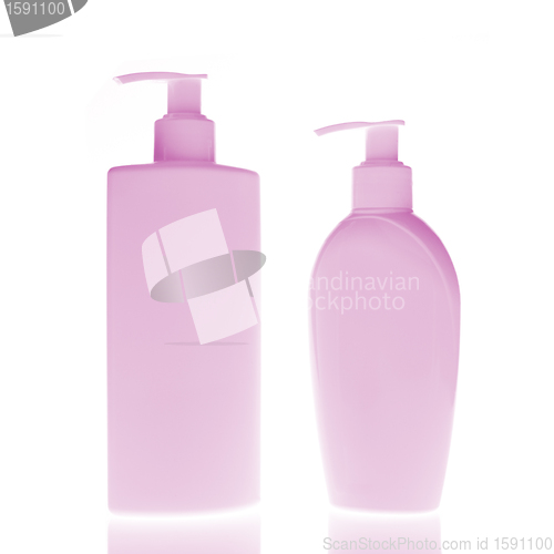 Image of cosmetic bottles