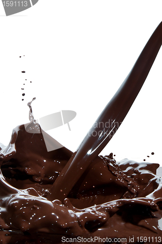 Image of pouring chocolate