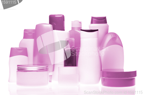 Image of cosmetic bottles