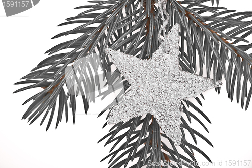 Image of Christmas tree with star
