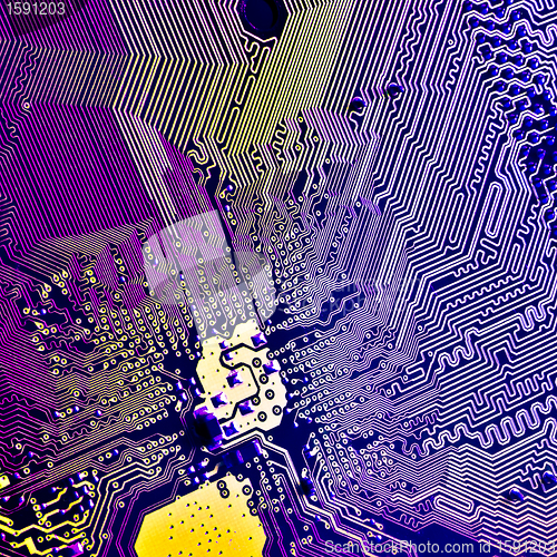 Image of abstract circuit board