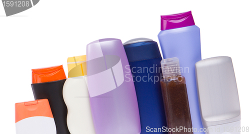 Image of cosmetic bottles