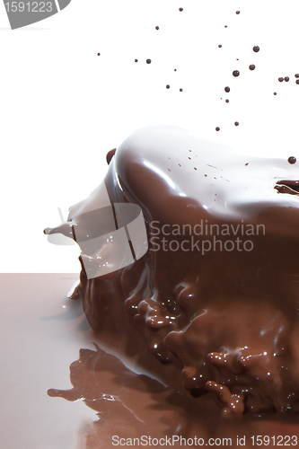 Image of pouring chocolate