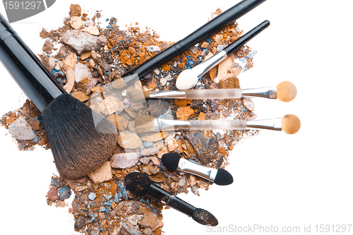 Image of crushed eyeshadows