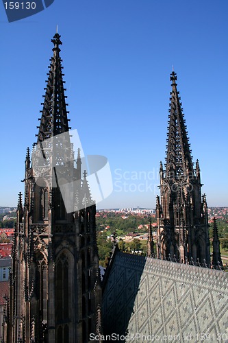Image of Towers of St. Vitus cathedral
