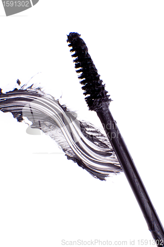 Image of black mascara stroke