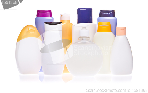 Image of cosmetic bottles