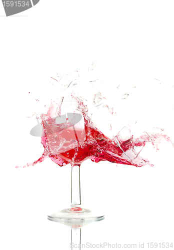 Image of glasswine. Broken.