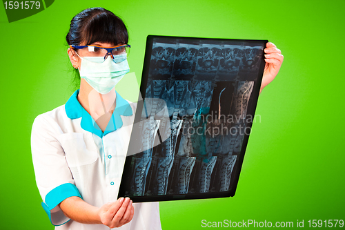 Image of Doctor with xray