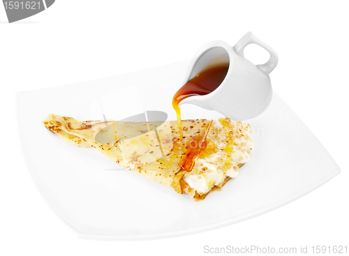 Image of Pancake with a syrup