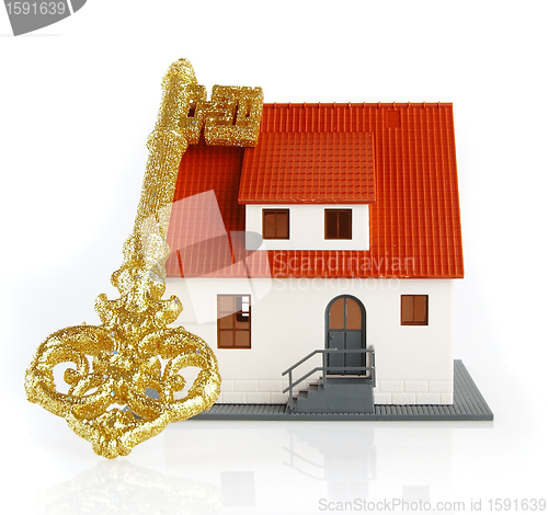 Image of house and key