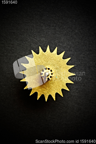 Image of Gear on a black background