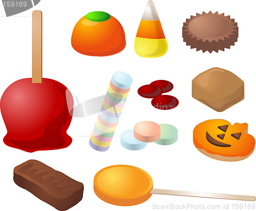 Image of Halloween candy