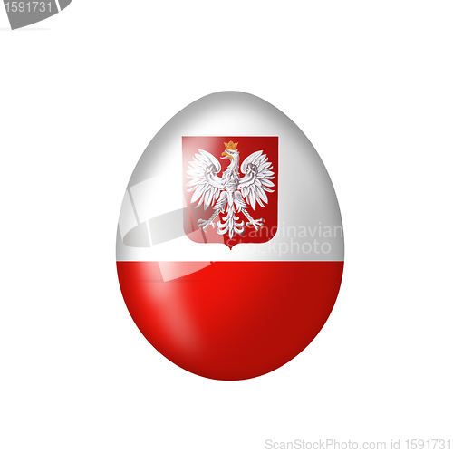 Image of Egg with a Polish coat of arms