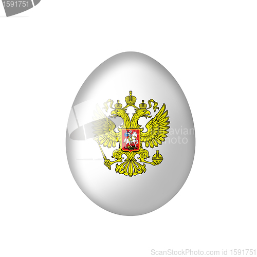 Image of Egg with Russian eagle