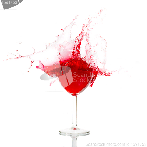 Image of glasswine. Broken.