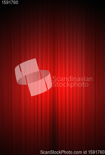 Image of Theater curtain in vertical format