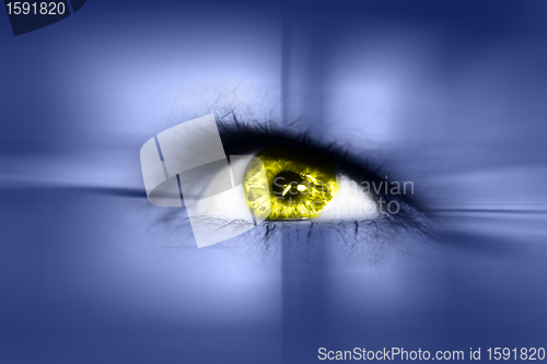 Image of computer eye