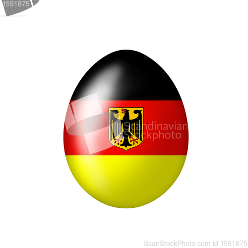 Image of Egg with a German eagle