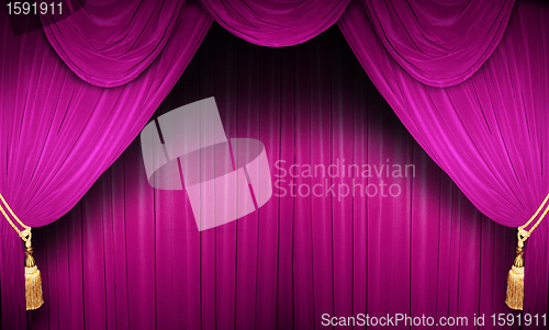 Image of Pink stage theater