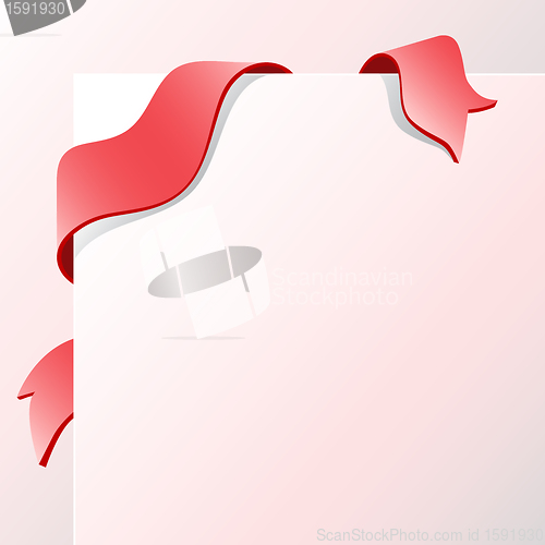 Image of Frame with red stripe