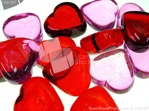 Image of a lot of red hearts