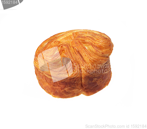 Image of sweet bread over white
