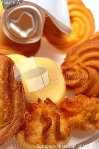 Image of assortment of tea pastry
