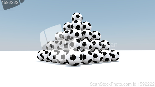 Image of Balls as a pyramid