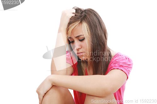 Image of Woman in discomfort 