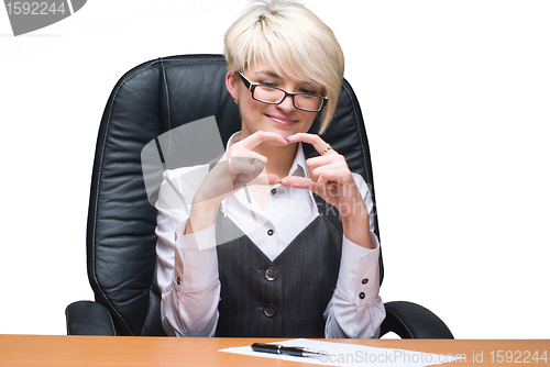 Image of Young businesswoman