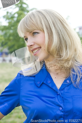 Image of Smiling woman