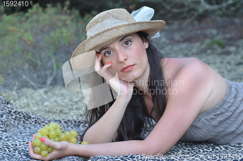 Image of romantic woman
