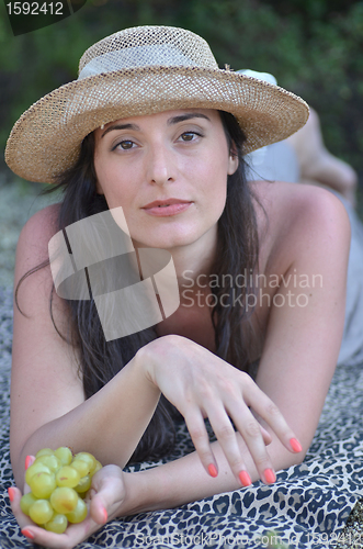 Image of romantic woman