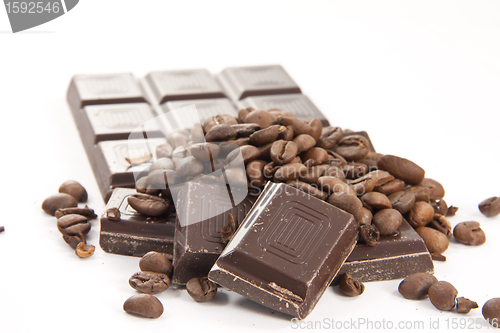 Image of Chocobar with coffee beans