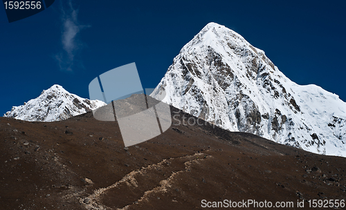 Image of Pumo ri Kala Patthar summit in Himalayas